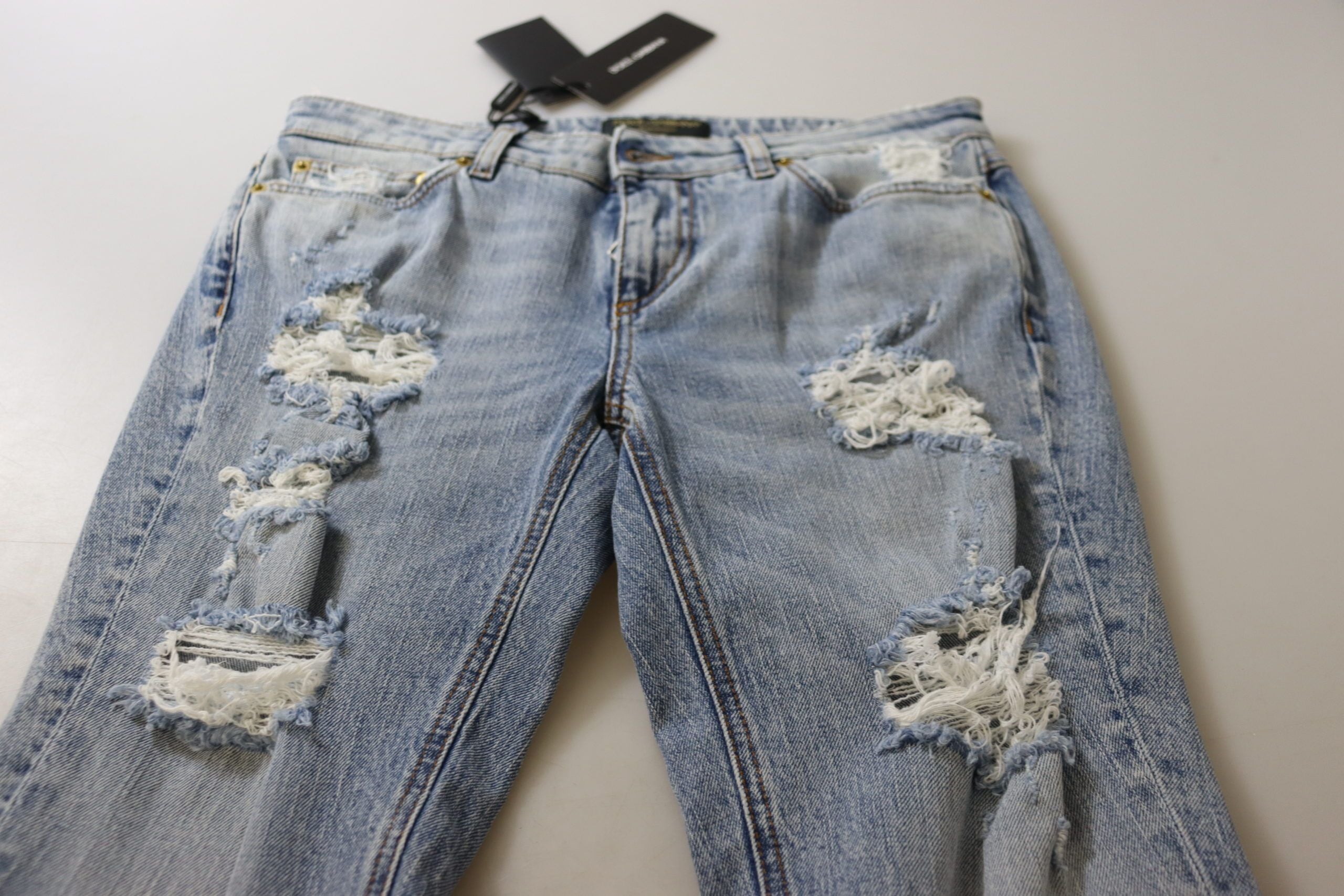 Dolce &amp; Gabbana Eleganter Skinny Fit Denim für anspruchsvollen Stil
