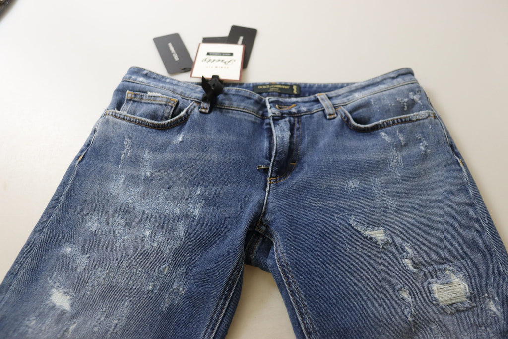 Dolce &amp; Gabbana Schicke Skinny-Jeans mit niedriger Taille