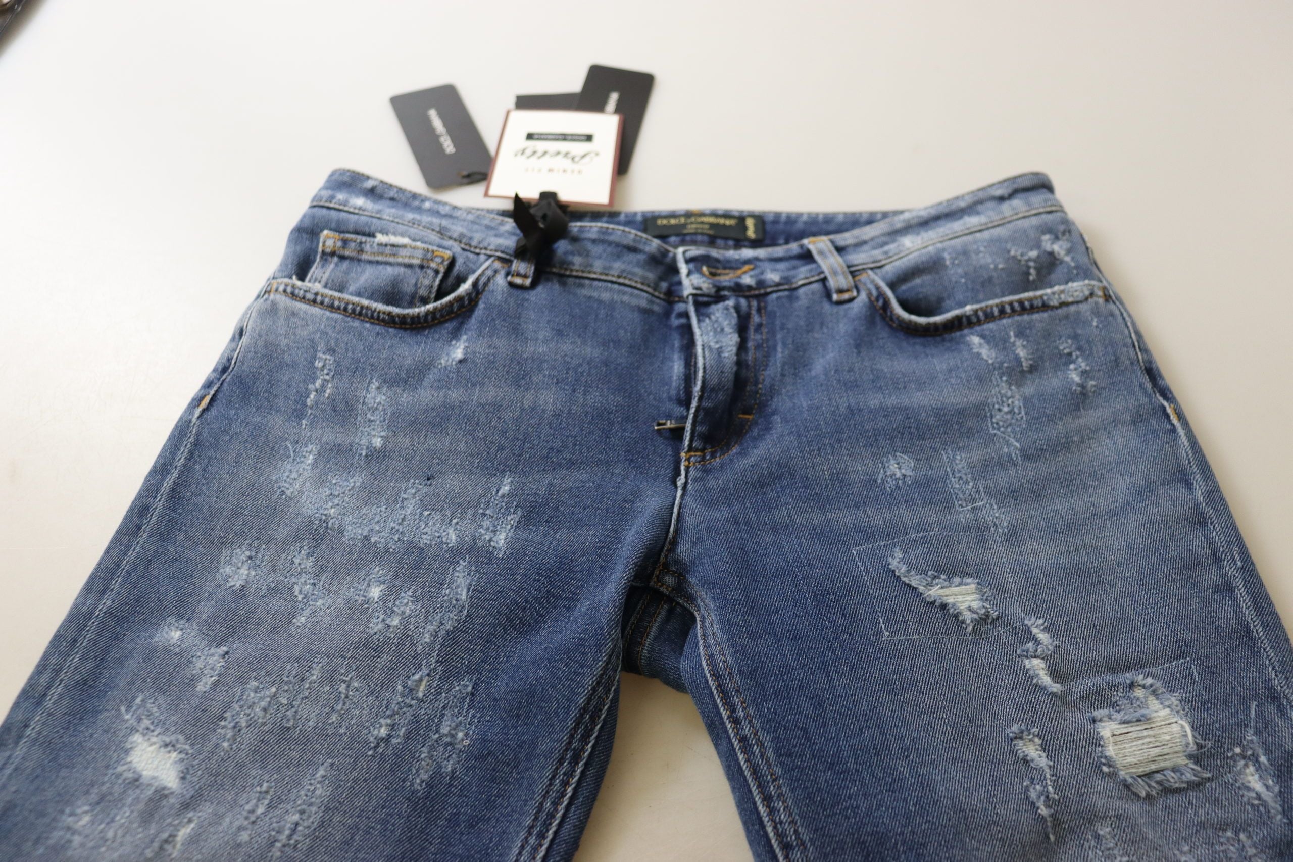 Dolce &amp; Gabbana Schicke Skinny-Jeans mit niedriger Taille