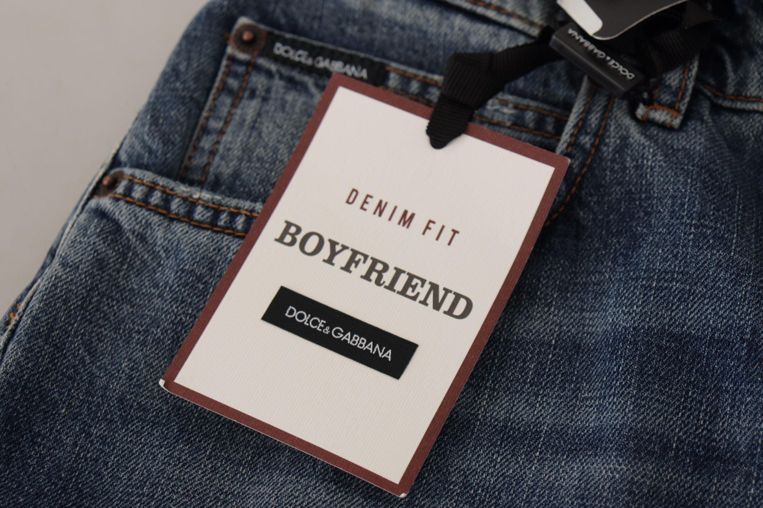 Dolce &amp; Gabbana – Schicke Boyfriend-Jeans mit mittlerer Taille