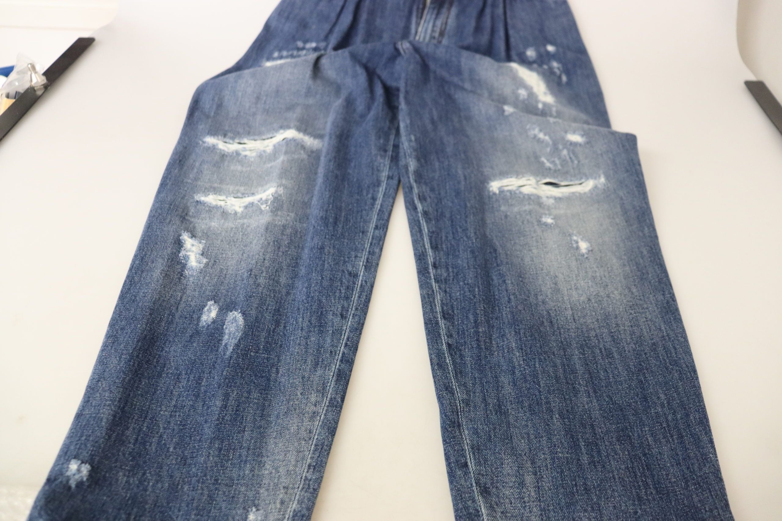 Dolce &amp; Gabbana High Waist Skinny Denim Jeans - Schickes Blau verwaschen