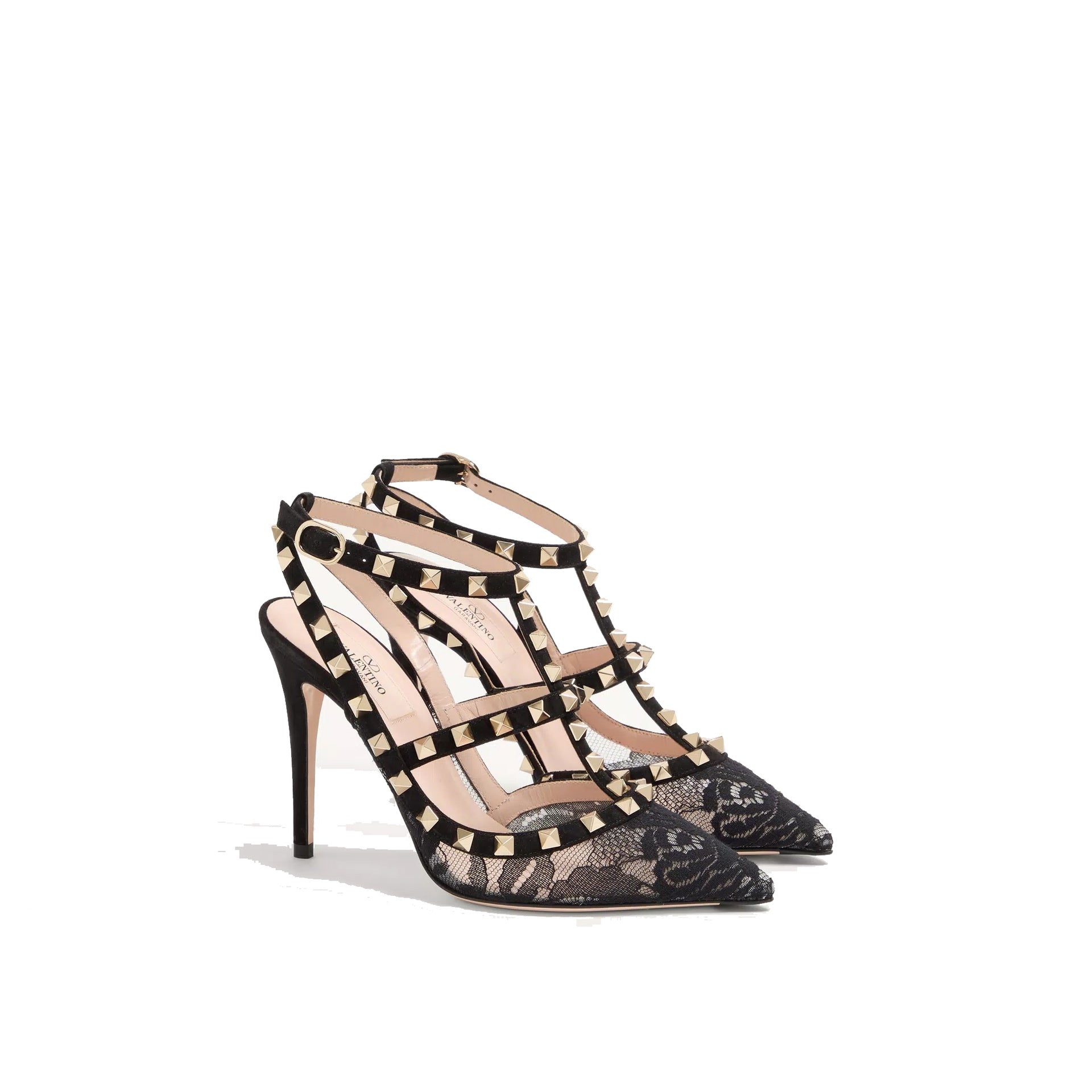 Valentino Garavani Rockstud Suede Pumps