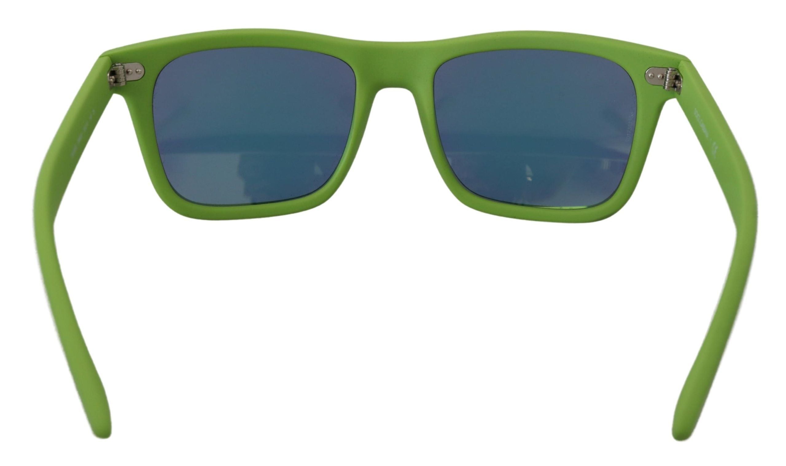 Dolce &amp; Gabbana – Schicke Sonnenbrille mit Vollrand in Säuregrün