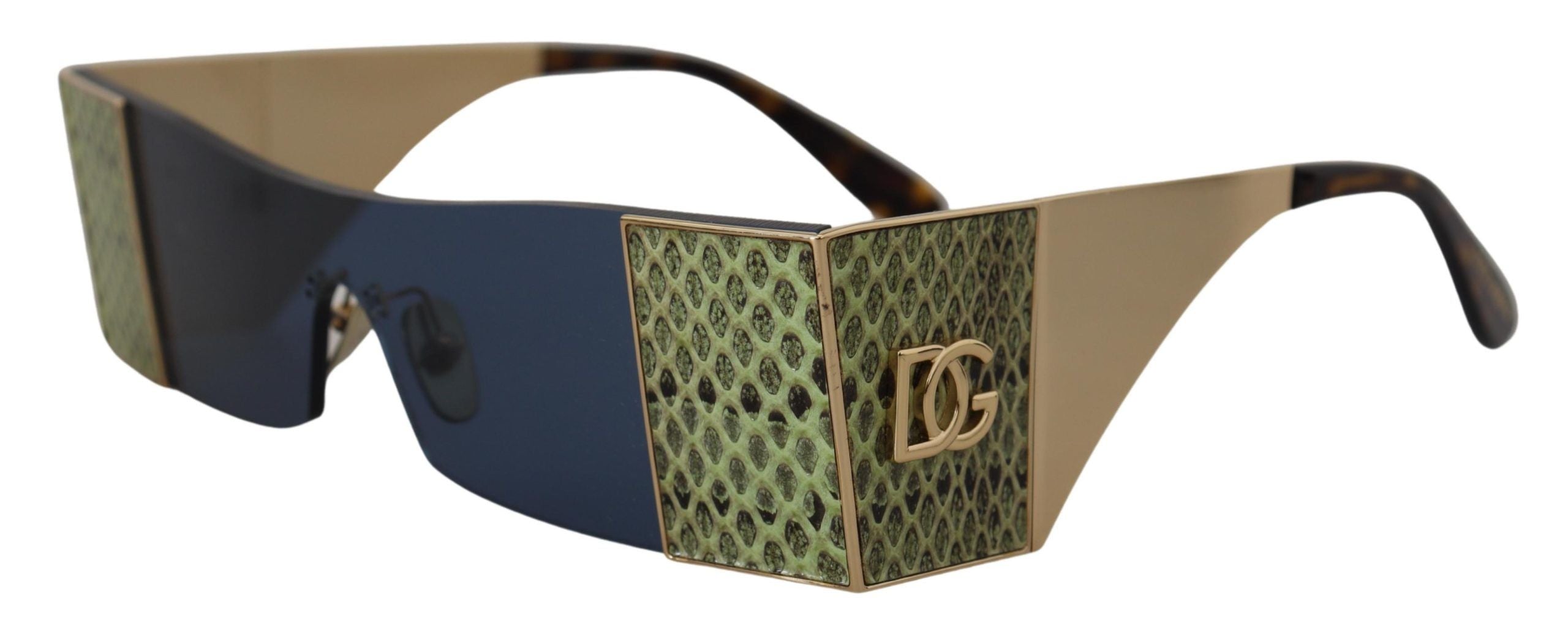 Dolce &amp; Gabbana – Elegante Brillen in Metallic-Farbtönen