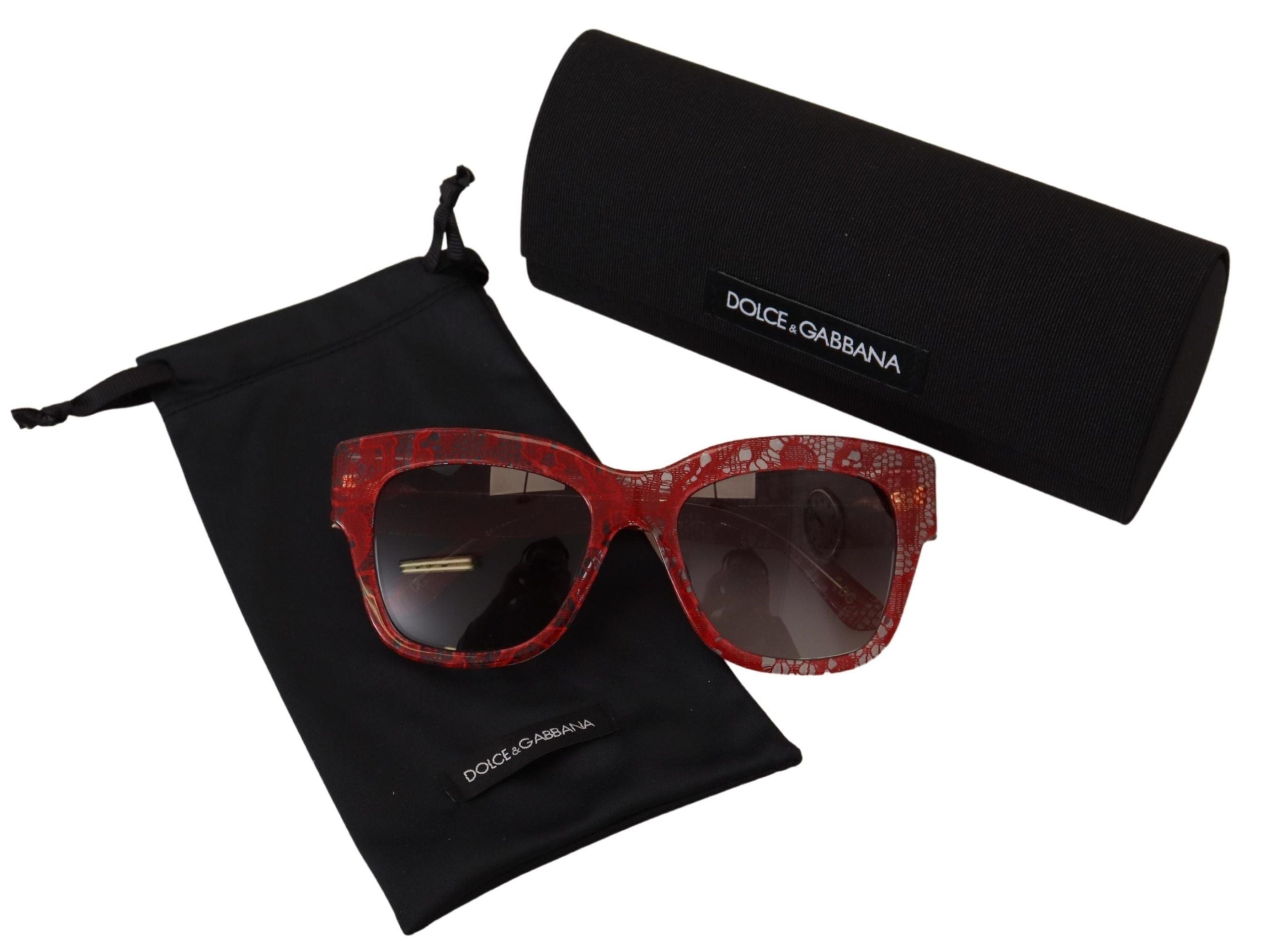 Dolce &amp; Gabbana – Designer-Sonnenbrille mit sizilianischer Spitze