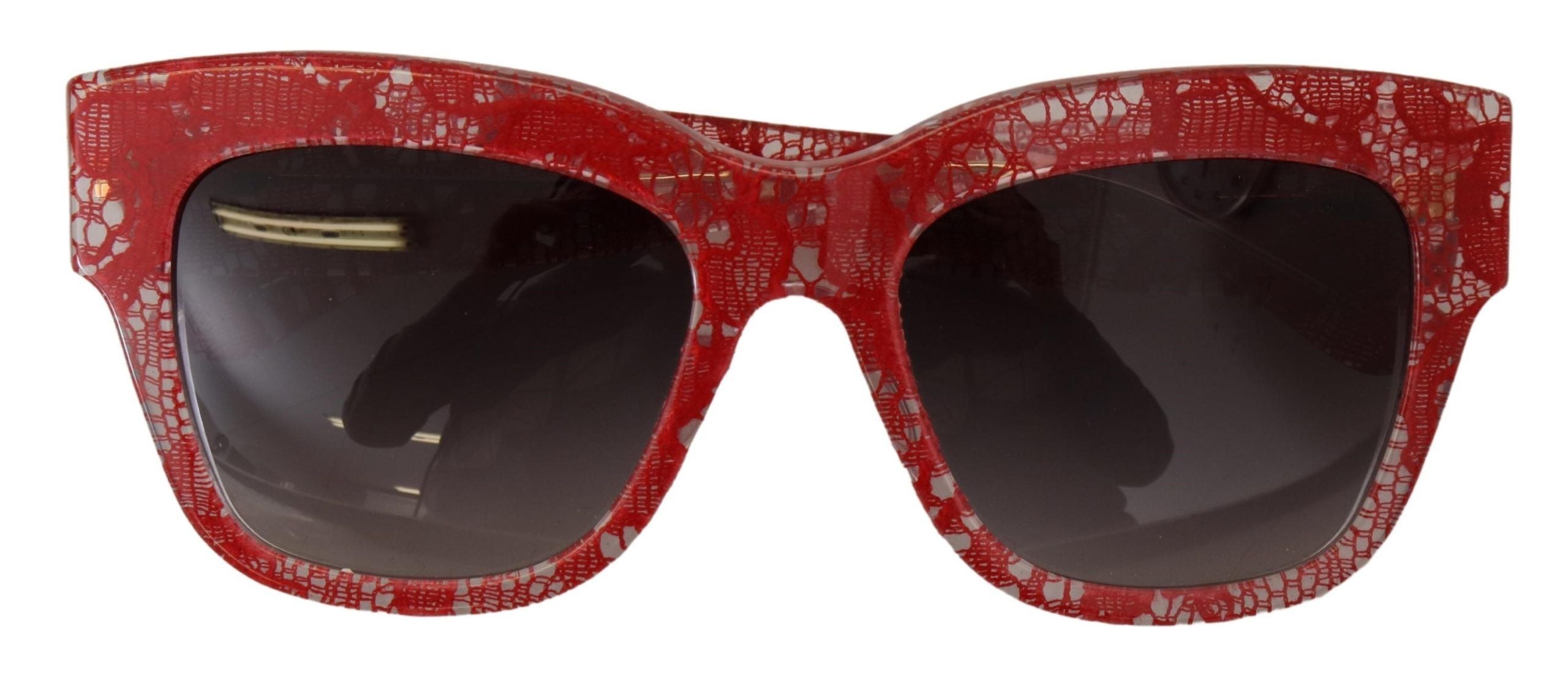 Dolce &amp; Gabbana – Schicke getönte Sonnenbrille aus sizilianischer Spitze