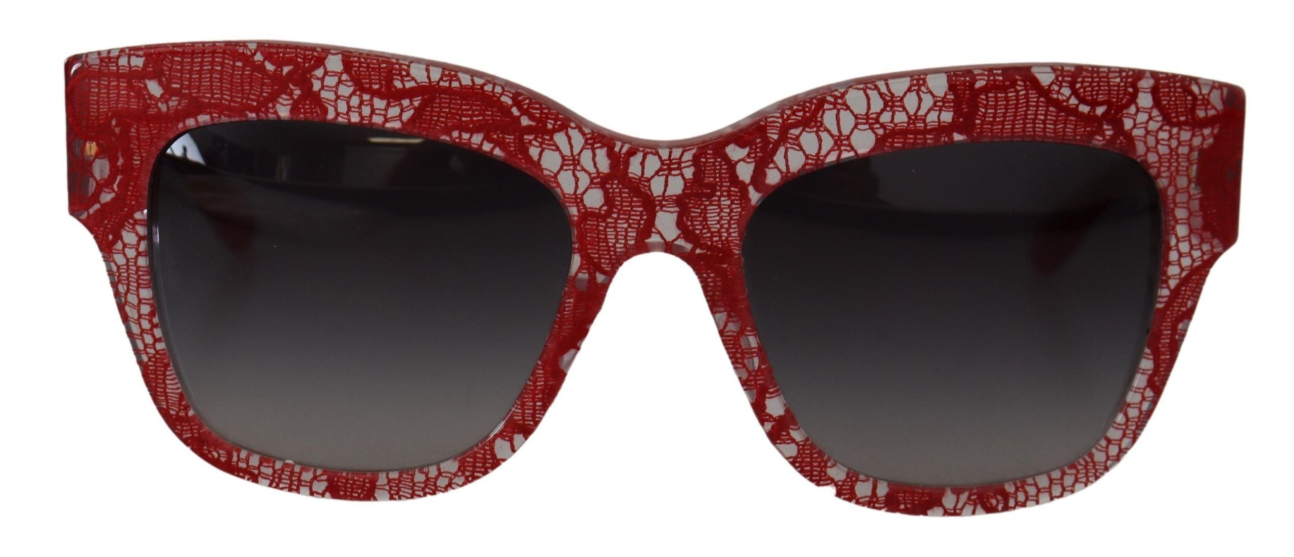 Dolce &amp; Gabbana – Schicke getönte Sonnenbrille aus sizilianischer Spitze