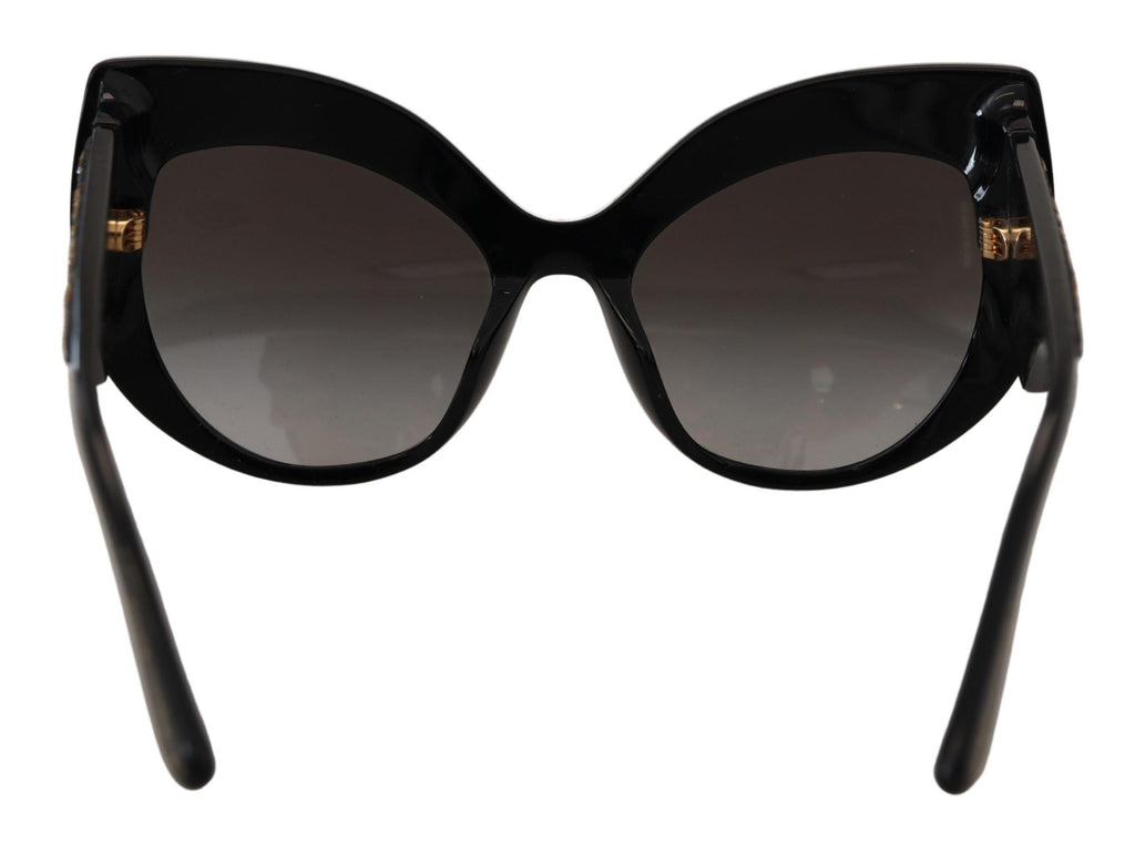 Dolce &amp; Gabbana – Schmetterlings-Sonnenbrille mit polarisierten Pailletten