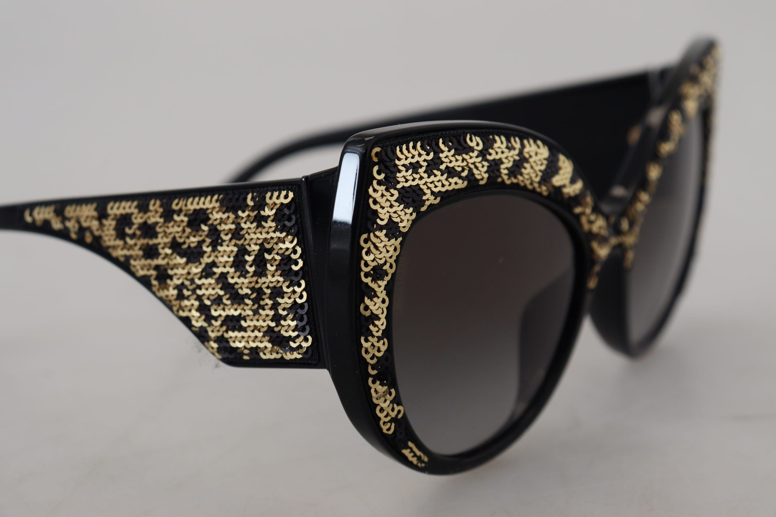 Dolce &amp; Gabbana – Schmetterlings-Sonnenbrille mit polarisierten Pailletten