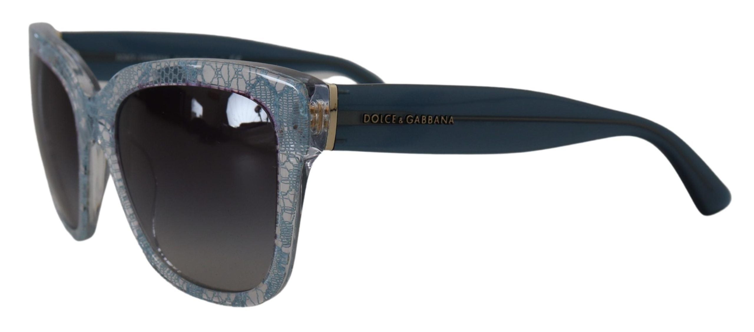 Dolce &amp; Gabbana – Elegante Damensonnenbrille mit sizilianischer Spitze