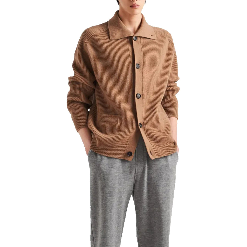 Prada Ribbed Knit Cashmere Cardigan – Siebentaschen