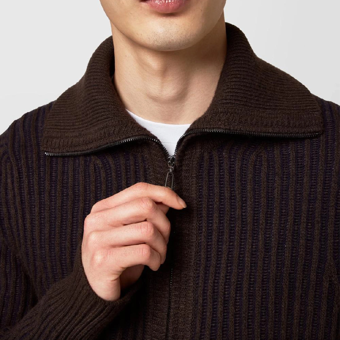 Alpha Studio Sweaters Brown Man