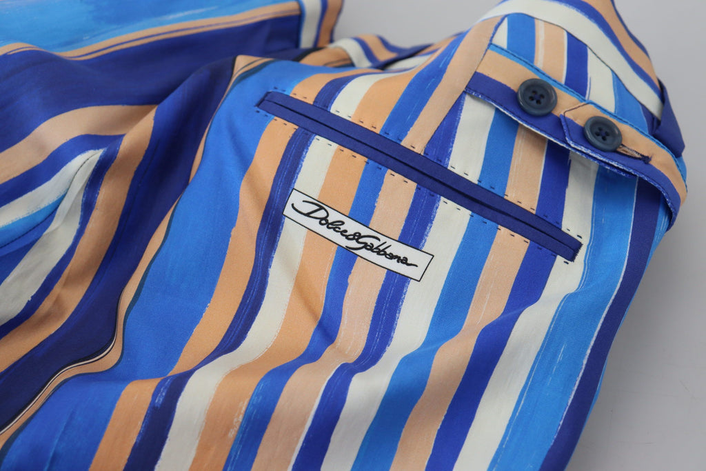 Dolce &amp; Gabbana – Elegante, gestreifte Chinos im Slim Fit