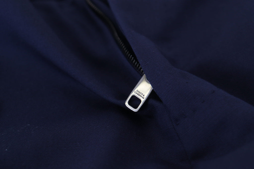 Dolce &amp; Gabbana Elegante Slim Fit Anzughose in Blau