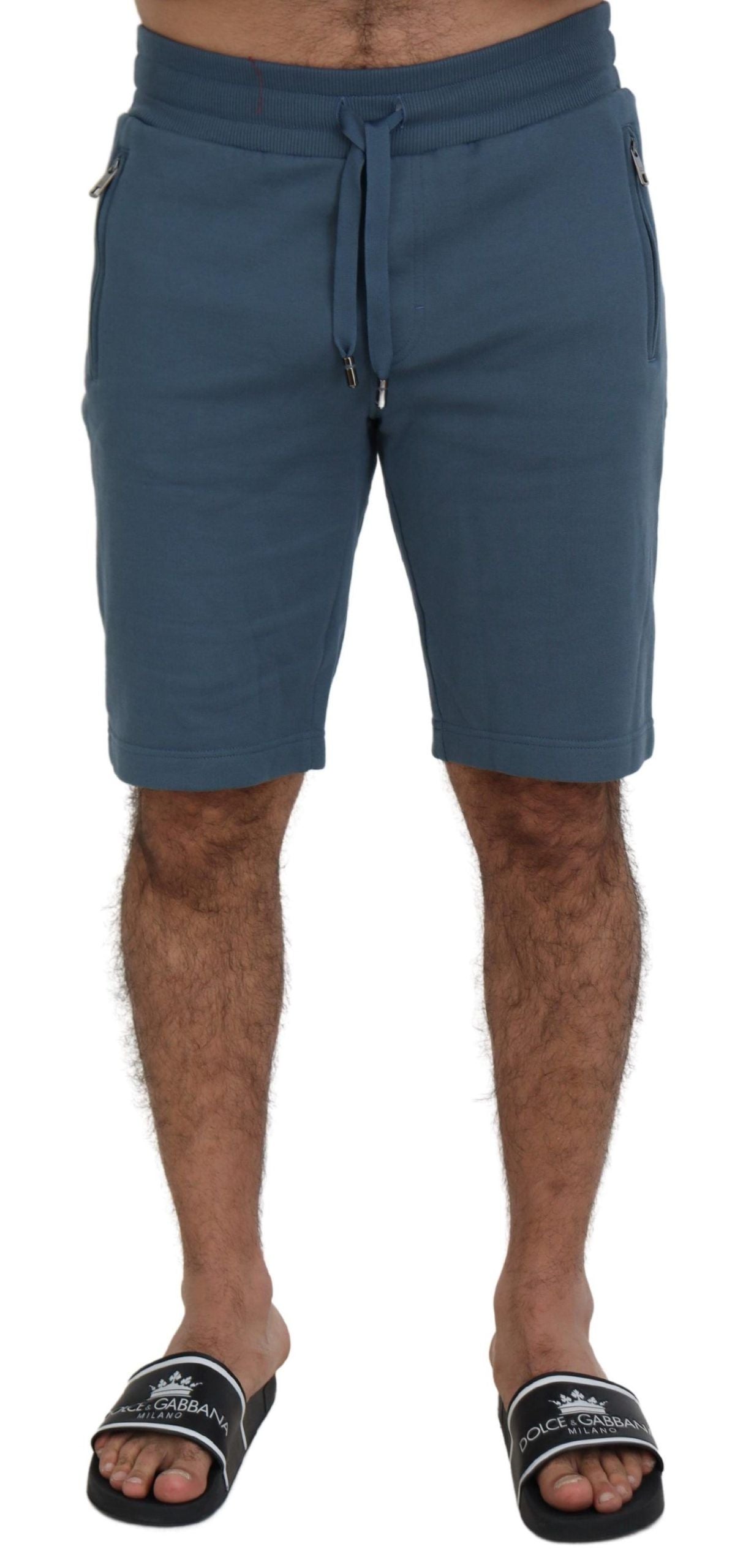 Dolce &amp; Gabbana Elegante blaue Bermudashorts – Regular Fit