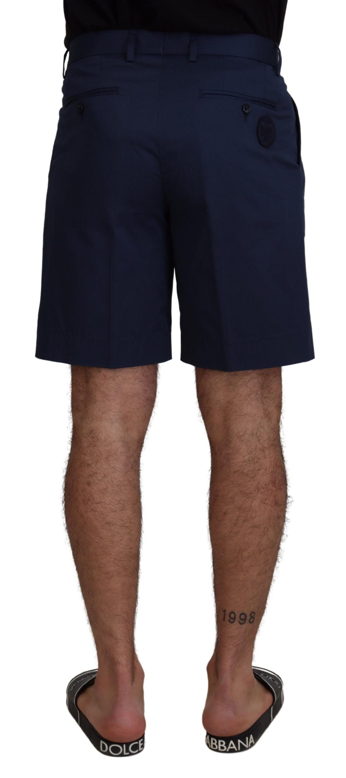 Dolce &amp; Gabbana Elegante blaue Chino-Shorts – Regular Fit