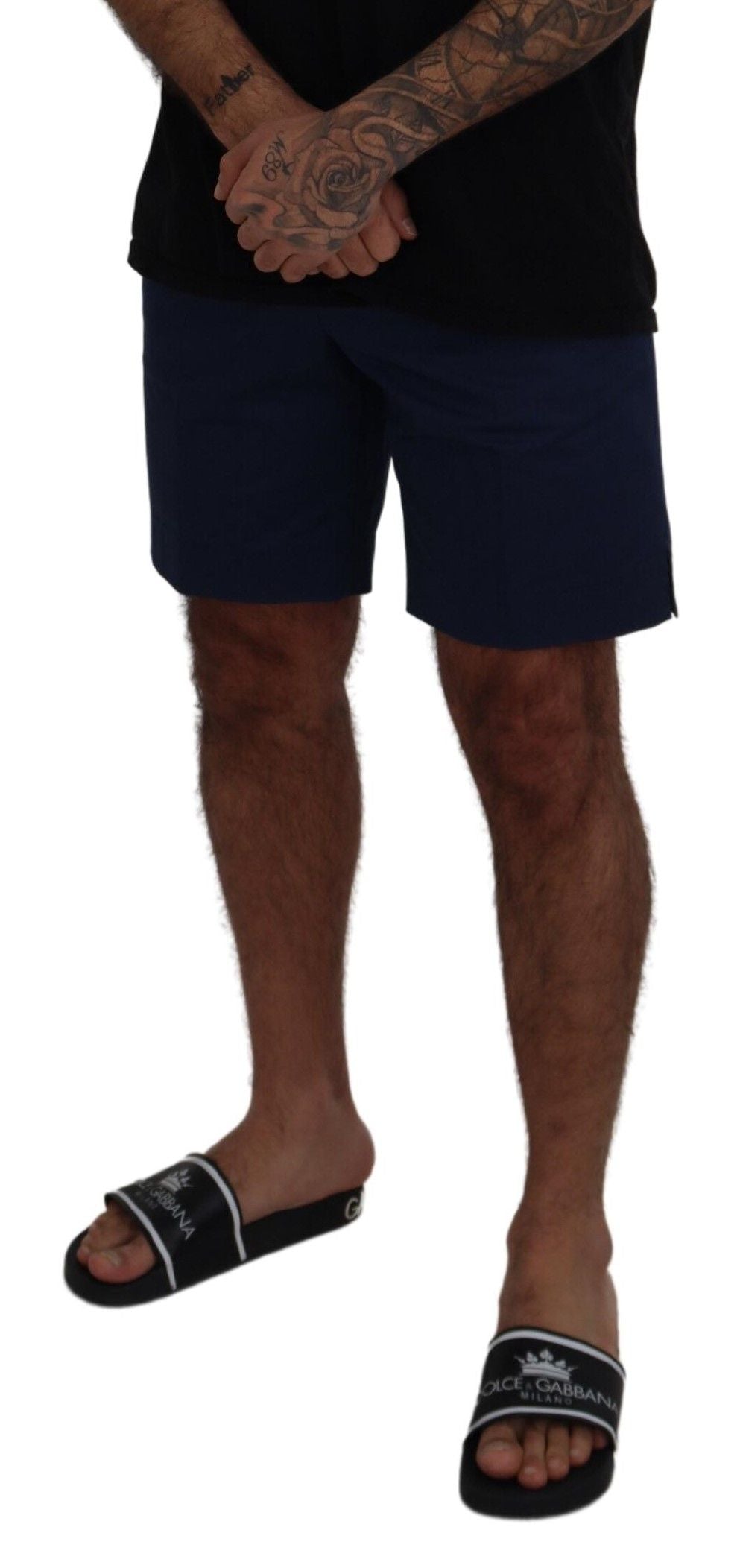 Dolce &amp; Gabbana Elegante blaue Chino-Shorts – Regular Fit