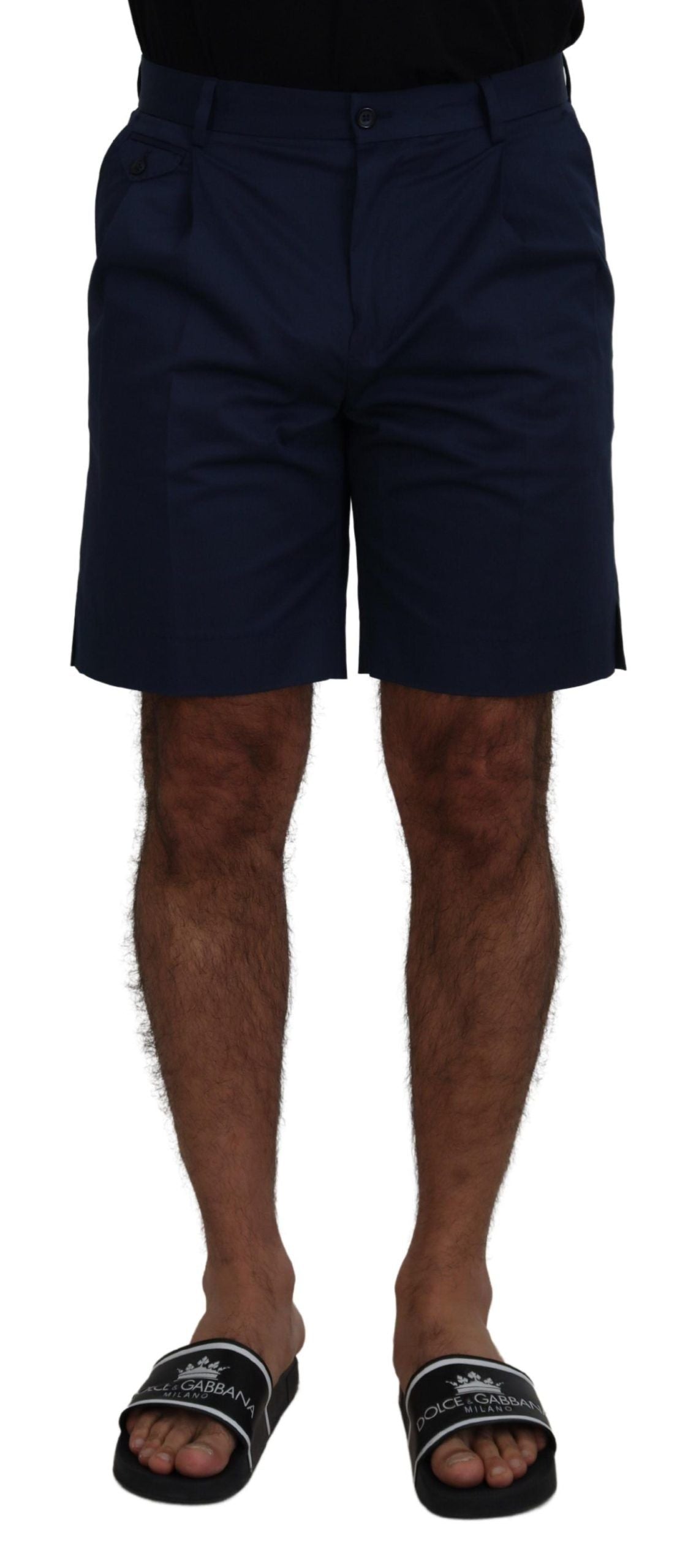 Dolce &amp; Gabbana Elegante blaue Chino-Shorts – Regular Fit