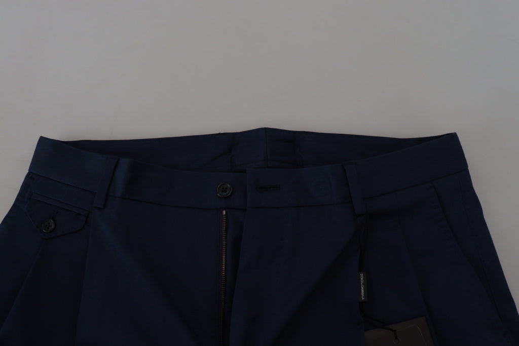 Dolce &amp; Gabbana Elegante blaue Chino-Shorts – Regular Fit