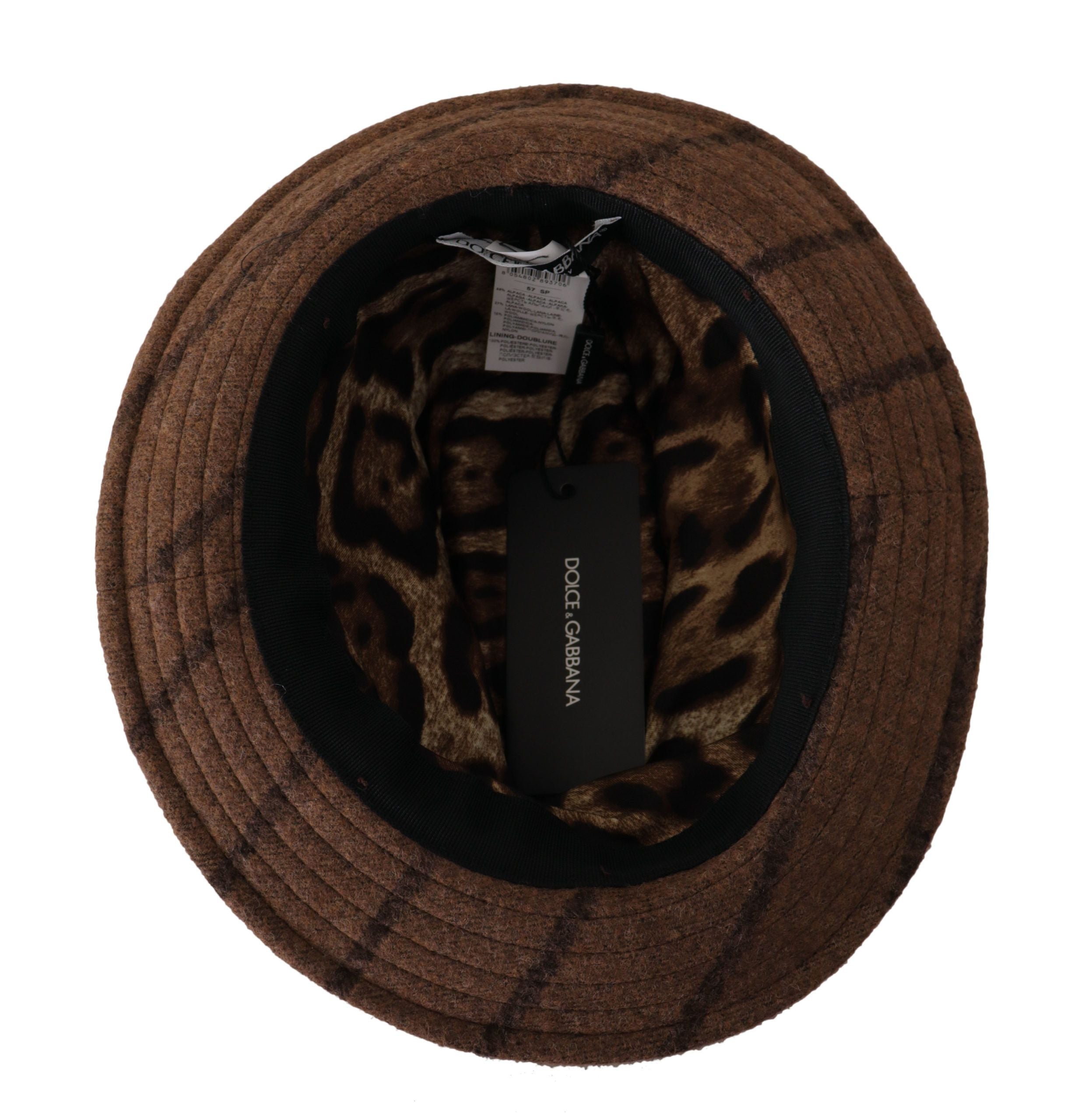 Dolce &amp; Gabbana – Eleganter Fedora-Hut mit breiter Krempe