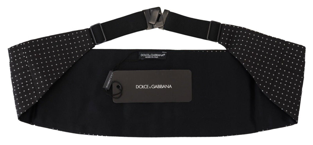 Dolce &amp; Gabbana Eleganter gepunkteter Kummerbund aus Seide