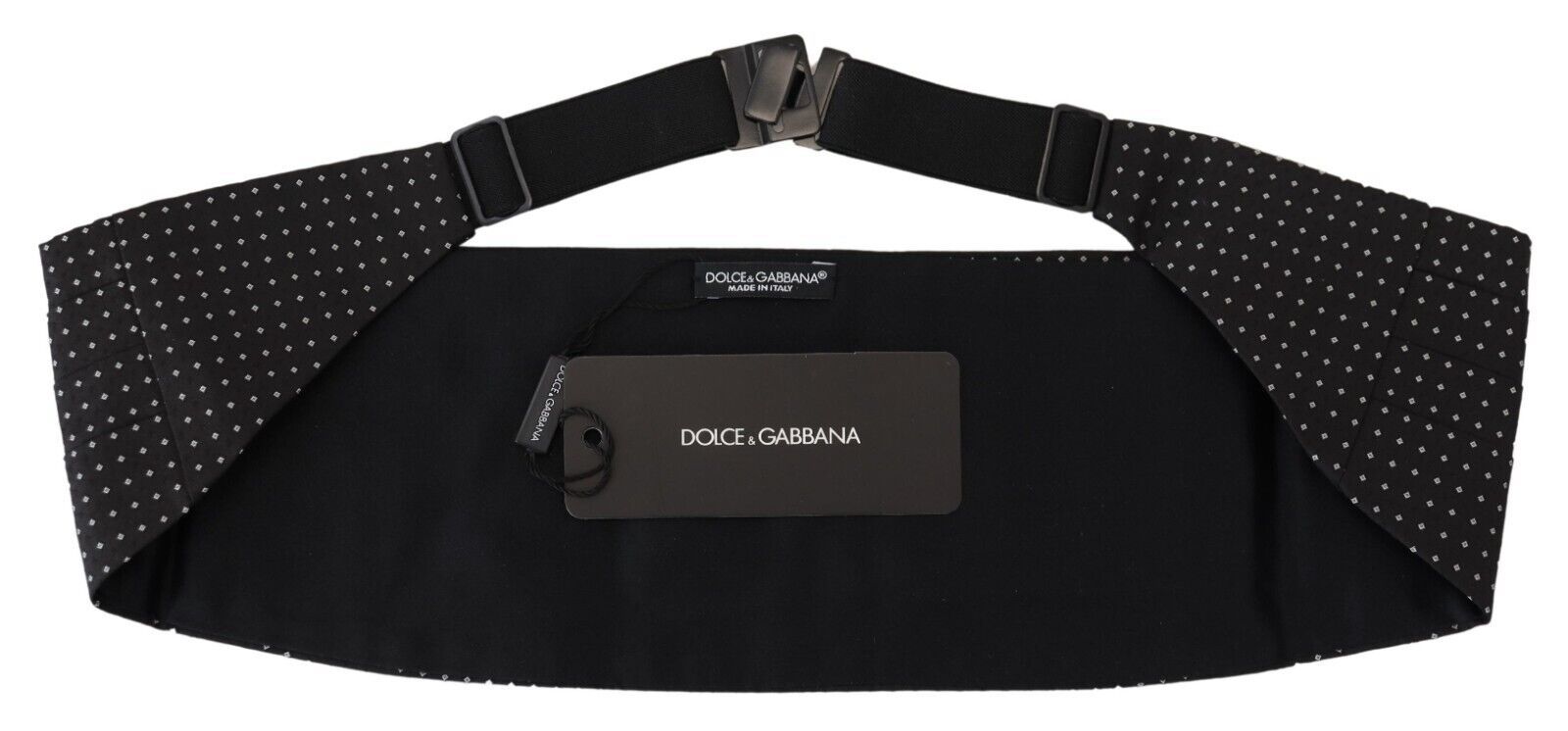 Dolce &amp; Gabbana Eleganter gepunkteter Kummerbund aus Seide