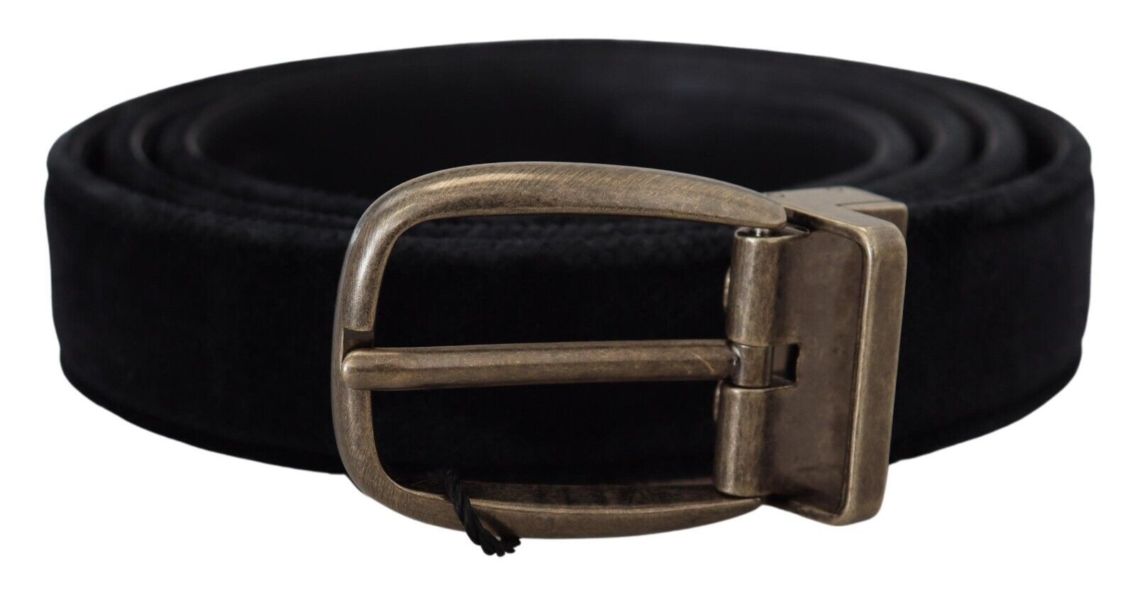 Dolce &amp; Gabbana Eleganter schwarzer Ledergürtel