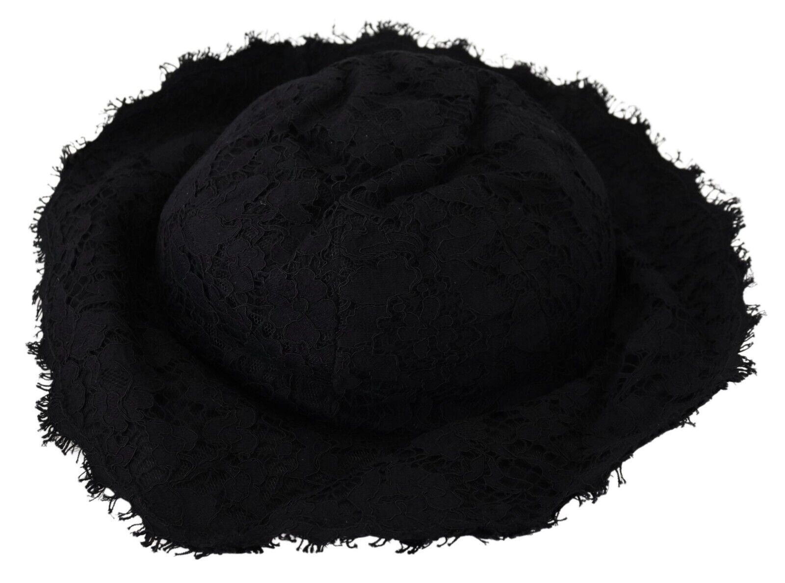 Dolce &amp; Gabbana Eleganter sonnentauglicher schwarzer Designerhut