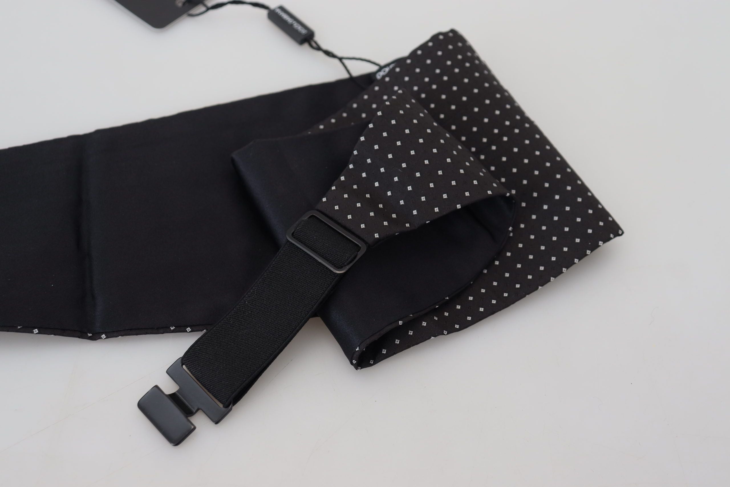 Dolce &amp; Gabbana Eleganter gepunkteter Kummerbund aus Seide