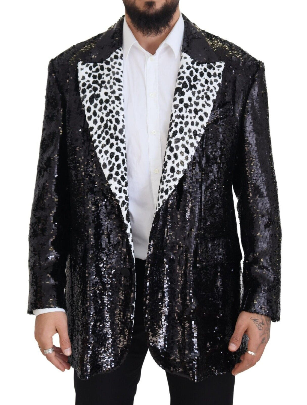 Dolce &amp; Gabbana Eleganter schwarzer einreihiger Blazer
