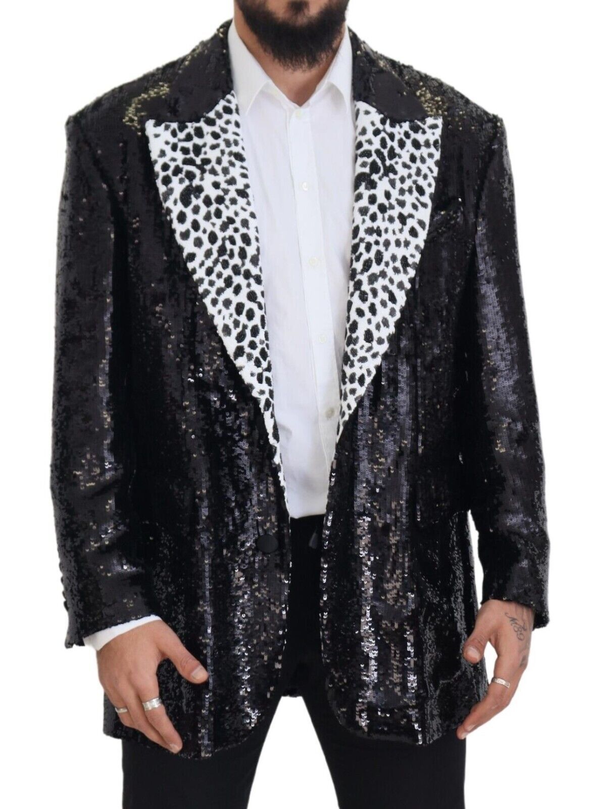 Dolce &amp; Gabbana Eleganter schwarzer einreihiger Blazer