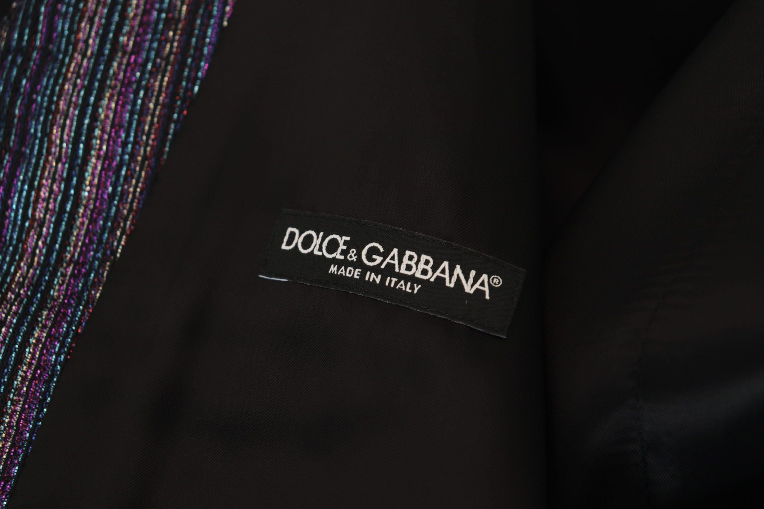 Dolce &amp; Gabbana Mehrfarbige Weste für formelle Anlässe, Luxusmischung