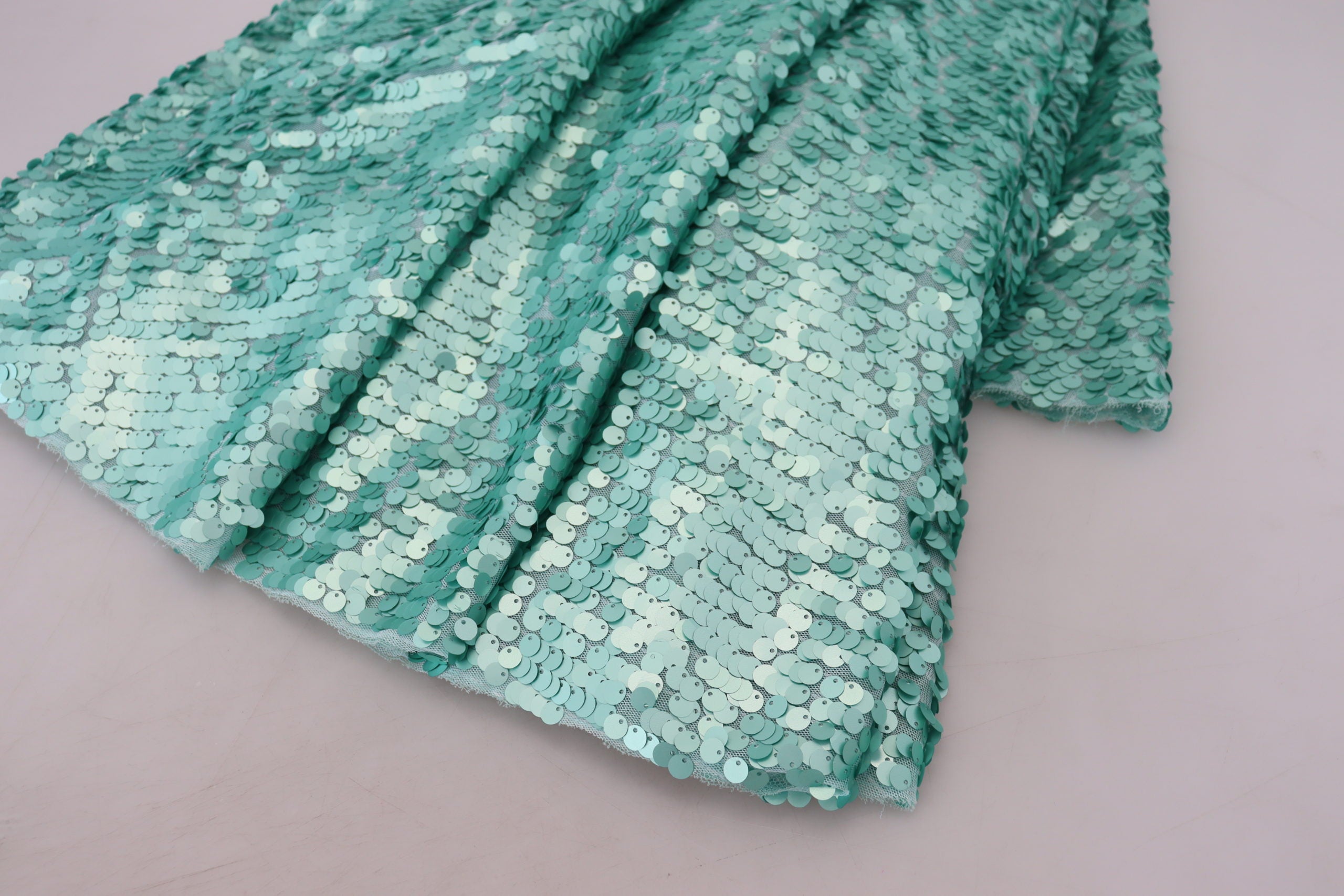 Dolce &amp; Gabbana Elegantes A-Linien-Midikleid mit Pailletten