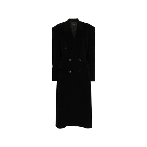 Balenciaga Cashmere And Wool Cinched Coat – Siebentaschen