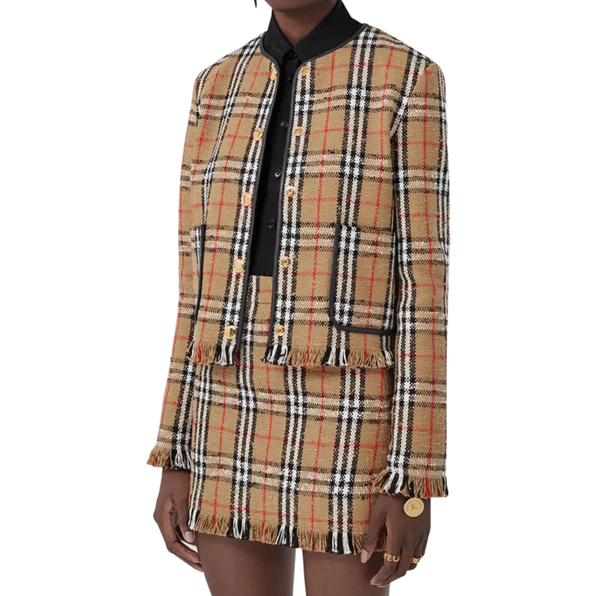 Burberry Vintage Check Motif Jacket