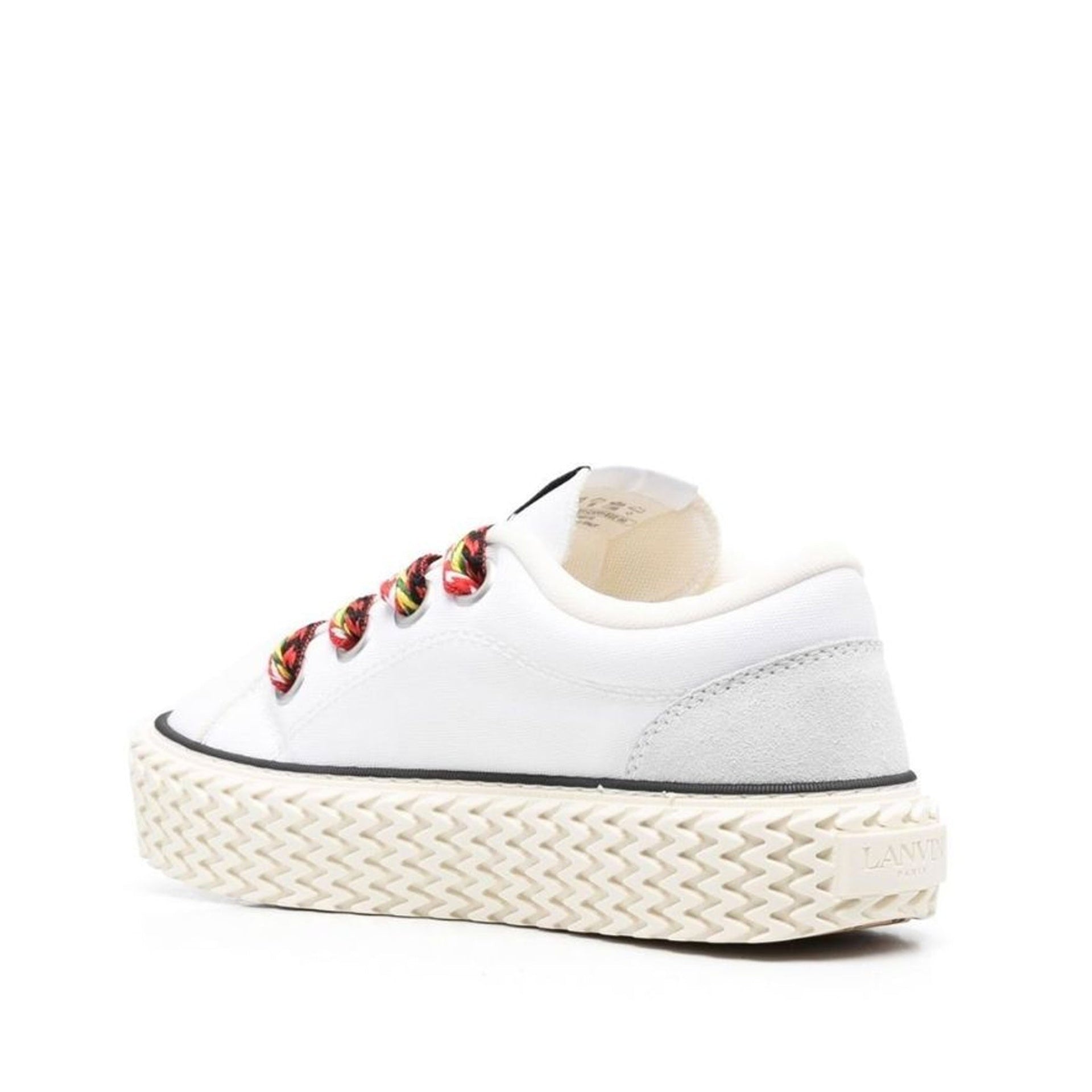 Lanvin Cotton Lace-Up Sneakers