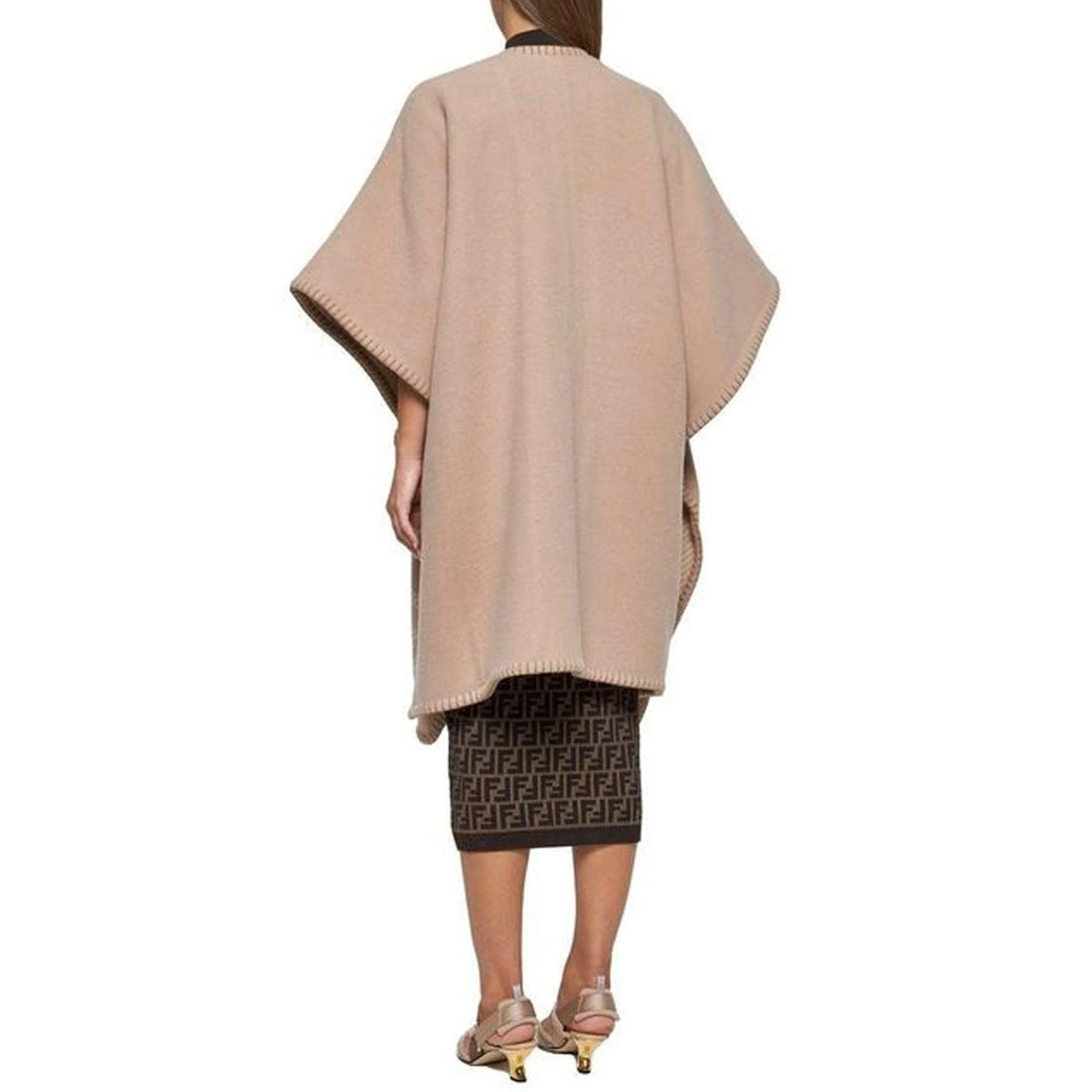 Fendi Wool And Cashmere Poncho