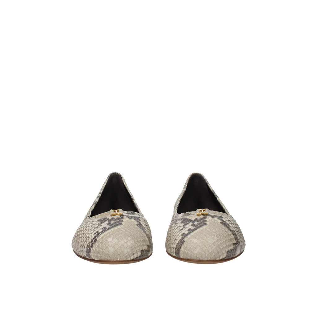 Chloè Python Marcie Ballerinas