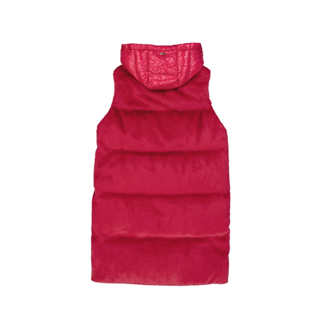 Herno Padded Faux Fur Vest Coat – Siebentaschen