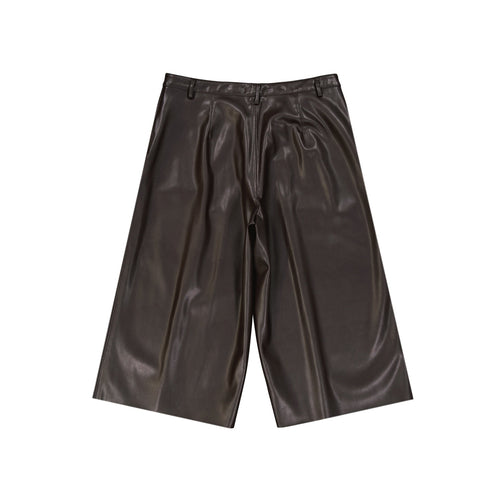 Blanca Vita Faux Leather Shorts – Siebentaschen