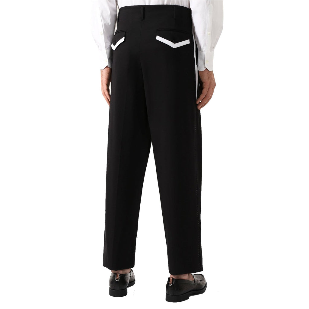 Dolce & Gabbana Side Stripe Pleat Trousers – Siebentaschen