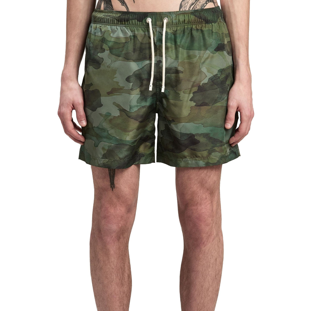 Palm Angels Camouflage Swim Shorts