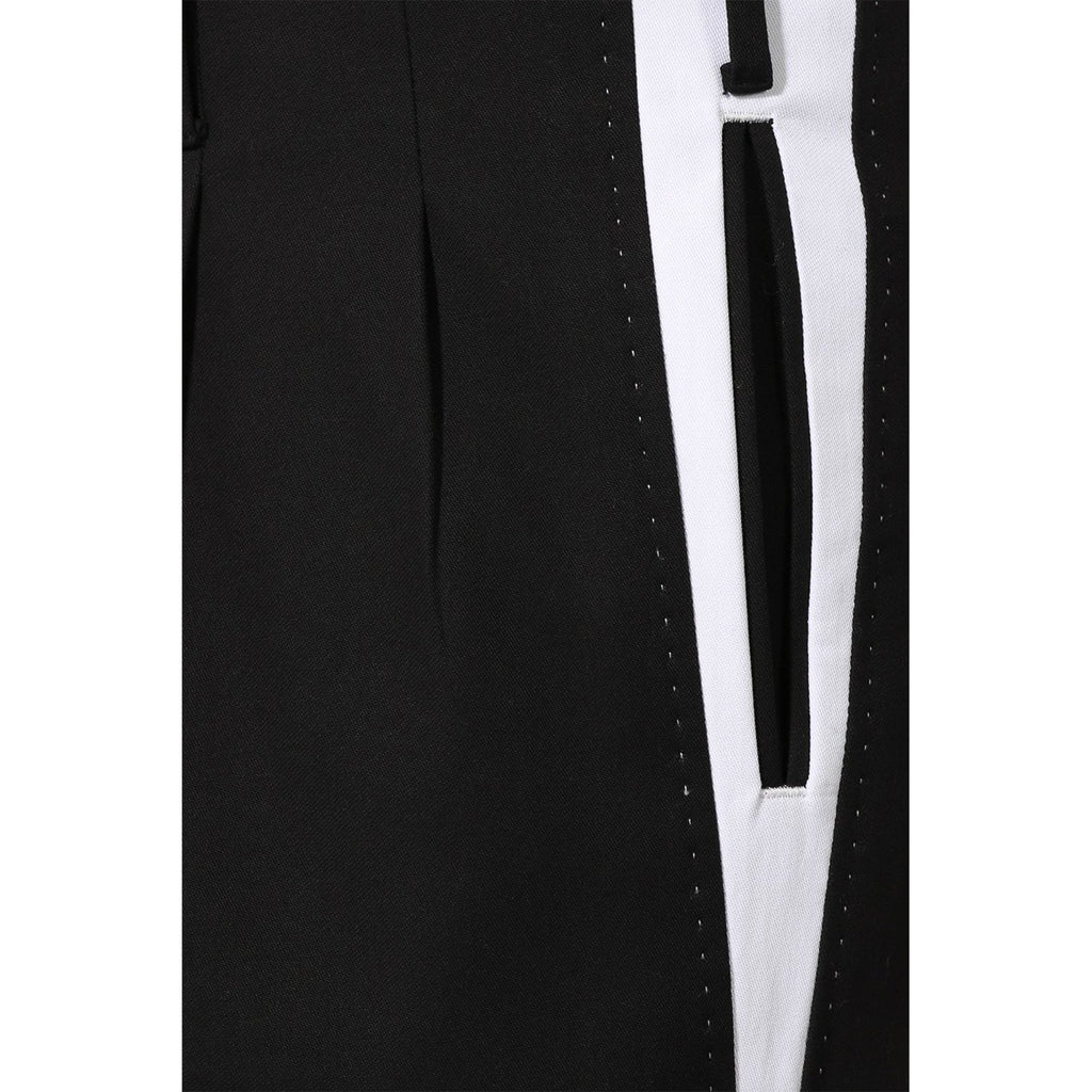 Dolce & Gabbana Side Stripe Pleat Trousers – Siebentaschen