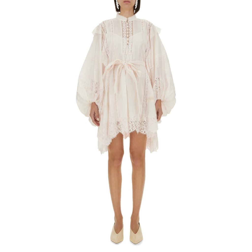 Zimmermann Lace Mini Dress - WOMEN CLOTHING - ZIMMERMANN - Tluxy New