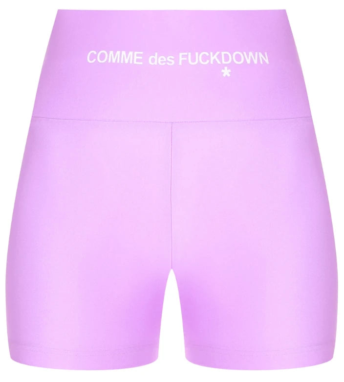 Comme Des Fuckdown shorts Lilac Woman