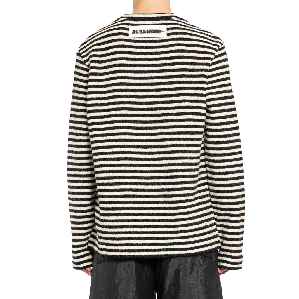 Jil Sander Striped Wool Compact Jersey T-Shirt – Siebentaschen