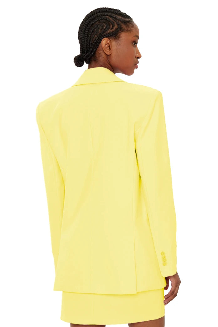 Patrizia Pepe Formal Jacket Yellow Woman
