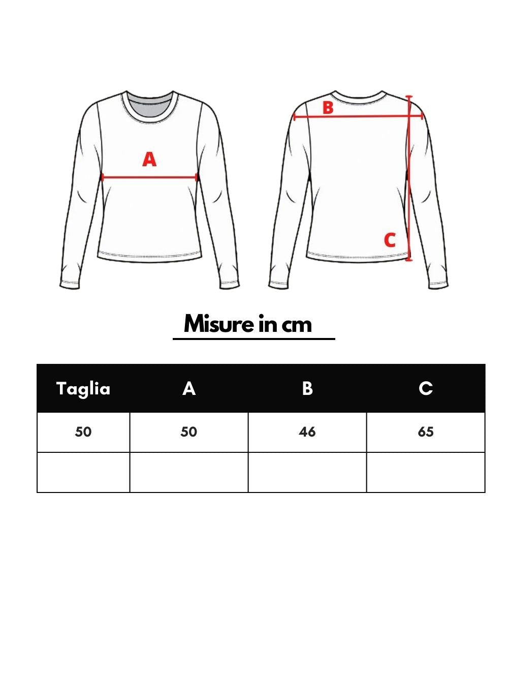 Crew-neck sweater in Red Gran Sasso