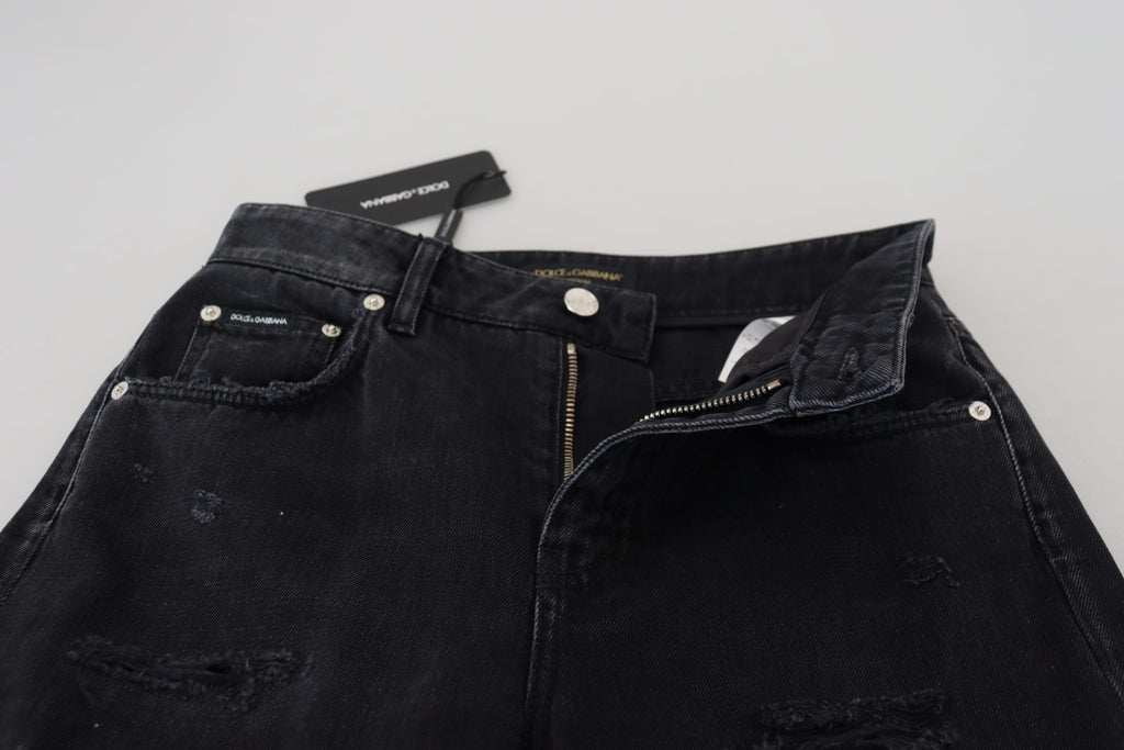 Schicke schwarze Jeanshose von Dolce &amp; Gabbana – Werten Sie Ihre Garderobe auf