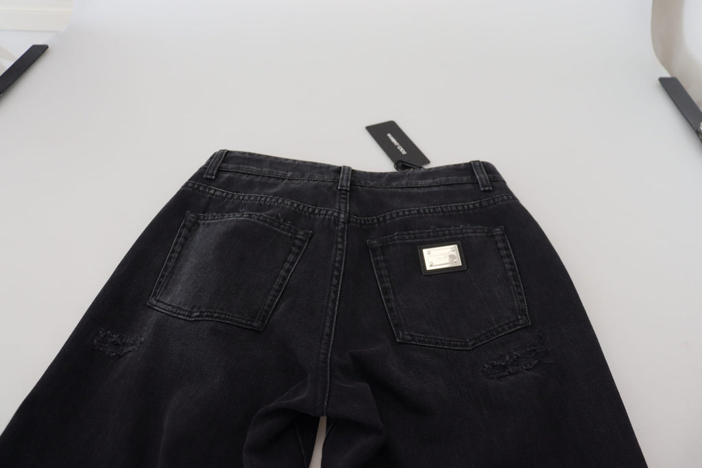 Schicke schwarze Jeanshose von Dolce &amp; Gabbana – Werten Sie Ihre Garderobe auf